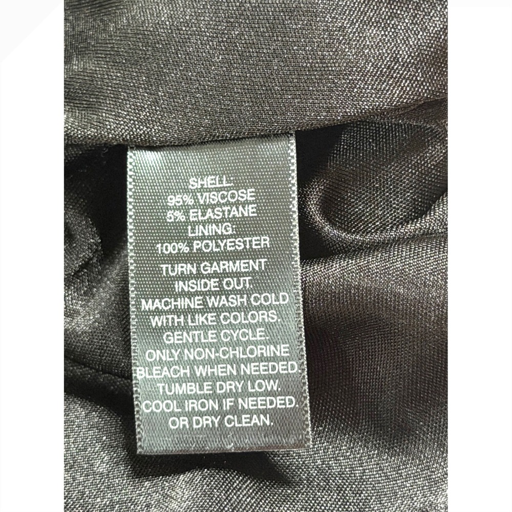 White House Black Market Striped Ruched Sheath Dress Black White Square Neck S - Picture 6 of 8